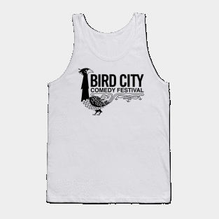 Old School Black Logo Tank Top